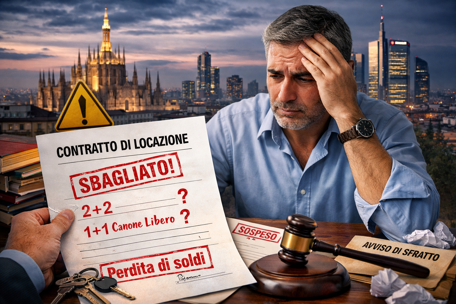 Scopri di più sull'articolo A Milano molti proprietari stanno perdendo soldi per colpa del contratto sbagliato