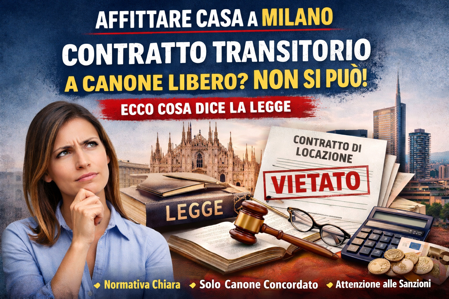 Scopri di più sull'articolo Contratto transitorio a Milano: l’errore sul canone che può costarti caro