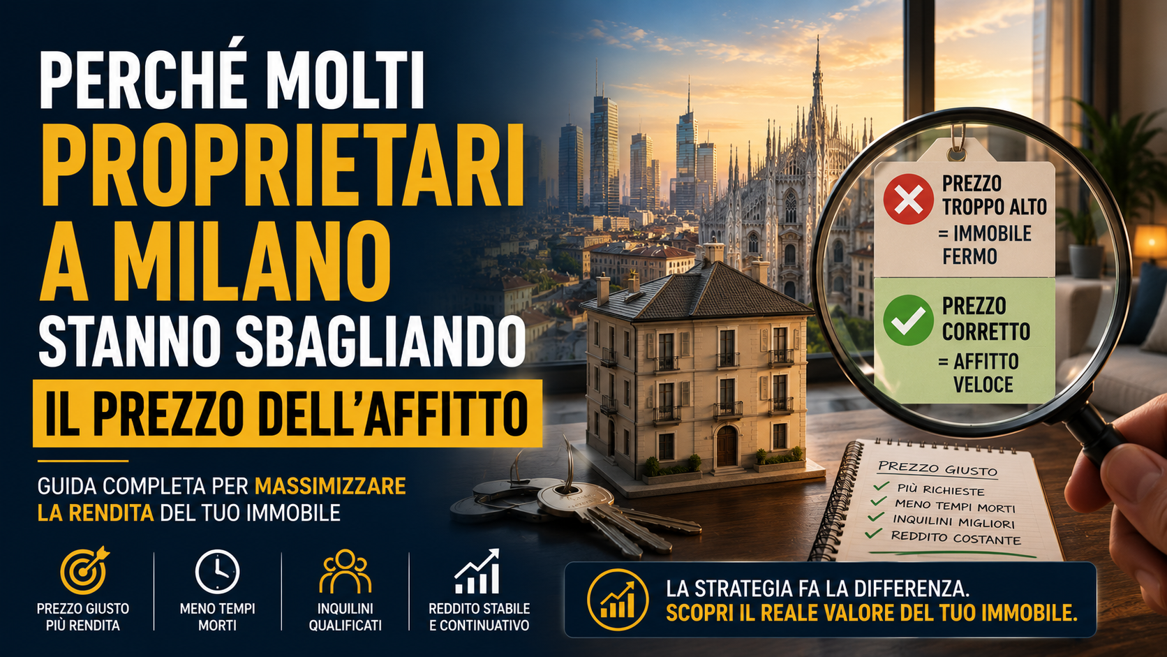 Scopri di più sull'articolo Perché molti proprietari a Milano stanno sbagliando il prezzo dell’affitto