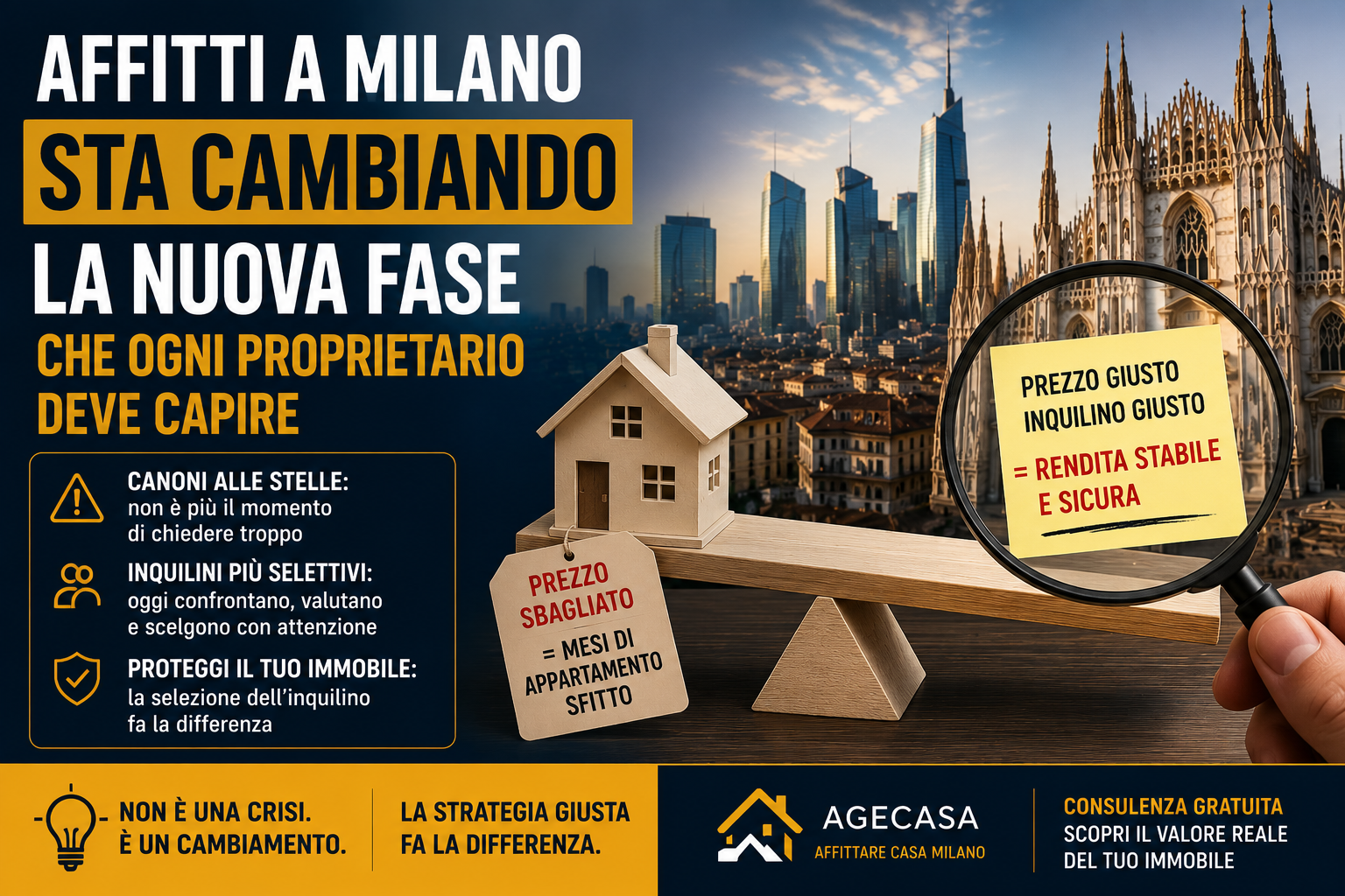 Scopri di più sull'articolo Affittare casa a Milano nel 2026: il mercato è cambiato e molti proprietari rischiano di perdere migliaia di euro senza rendersene conto
